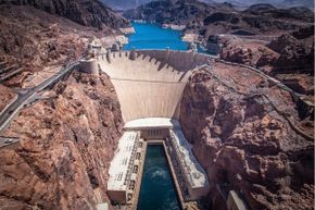 Dickson's other invention doesn't exactly resemble this icon of hydropower – the Hoover Dam.