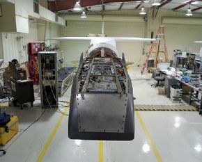 The X-43A attached to the Pegasus booster rocket