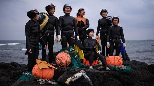 Korea's Haenyeo Female Freedivers Brave Freezing Waters and a Changing Culture