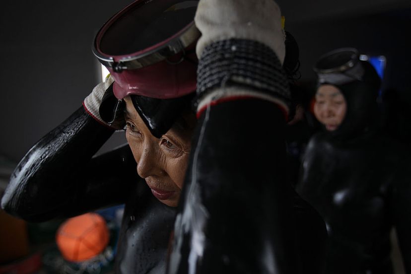 haenyeo free divers in korea