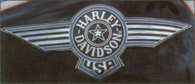 Harley davidson gas tank emblems by clearance year