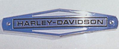 Harley davidson gas tank emblems by shop year