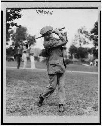 Harry Vardon, the &quot;father of the modern golf swing,&quot; traveled far and wide as a golf ambassador. See more pictures of famous golfers.