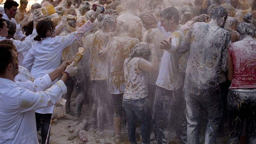 hazing med students, Spain