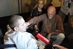 Dr. Sergio Canavero discusses his hopes to perform the world's first head transplant on Russian Valery Spiridonov at a meeting of the American Academy of Neurological and Orthopaedic Surgeons in Annapolis, Maryland, on June 12, 2015.