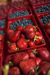 Add strawberries and blueberries as your fruit for lunch or snacks to give yourself a natural, healthy energy boost.