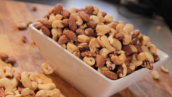 bowl of mixed nuts