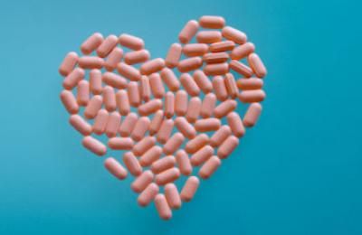 heart made of pills