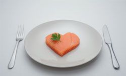 Salmon is good for your heart.