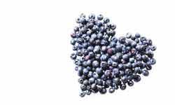 Blueberry heart