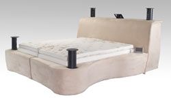 The Starry Night Bed is fully programmable and can be automated with a home's lighting, temperature and music.