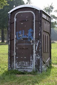 Somebody's gotta do it: Porta-Potty Cleaners clean up what we leave behind.
