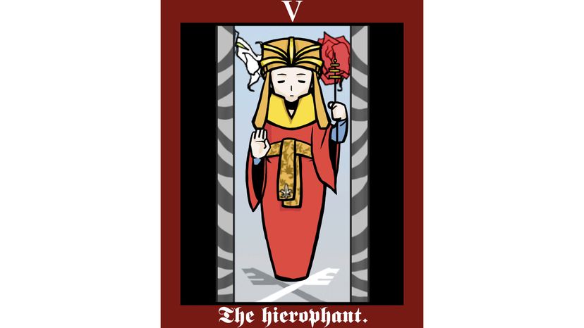 The Hierophant Tarot Card  Tarot meanings, The hierophant, Tarot learning