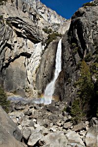 Lower Yosemite Falls is one of the most beautiful and scenic places in the park. That also makes it one of the most popular to visit.