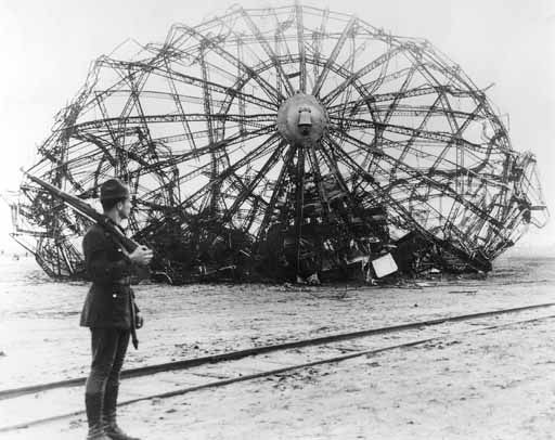 Hindenburg wreckage