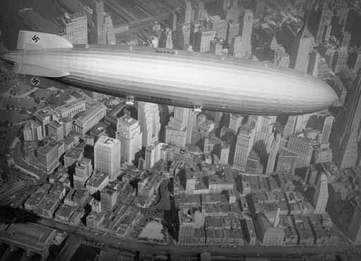 Hindenburg over New York