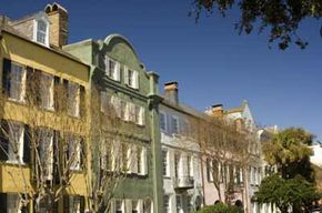 Historic homes on Charleston's famed Rainbow Row. See more pictures of home design.