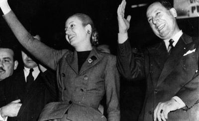 Juan and Eva Peron