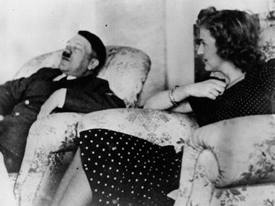 Adolf Hitler and Eva Braun