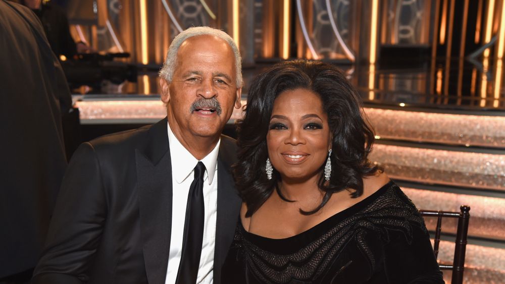 Oprah Winfrey and Stedman Graham