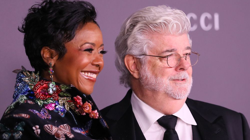 George Lucas and Mellody Hobson