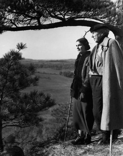 Frank and Olgivanna Lloyd Wright