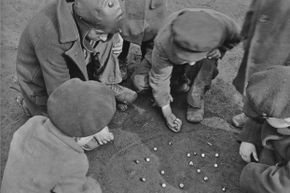 The lucky winner of a game of marbles can walk away with more marbles than he came with if he’s playing for keeps.