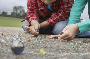 Marbles have been around since ancient times, although back then they weren’t made of glass like these.