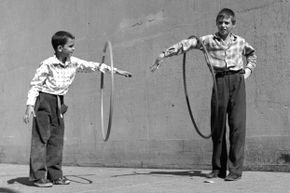 The hoop is a simple toy, but it’s been entertaining kids for centuries.