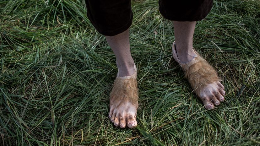 A person dressed as Frodo from J.R.R. Tolkien's "The Hobbit" displays his hobbit feet. Considering their dumpy stature, did hobbits really have the endurance to travel so many miles and battle so many creatures? Matej Divizna/Getty Images