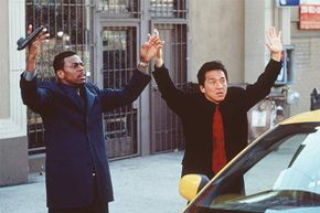 Two ethnic stereotypes define one movie: Jackie Chan (R) played the wise mild-mannered policeman while Chris Tucker played his crazy sidekick in 'Rush Hour.'