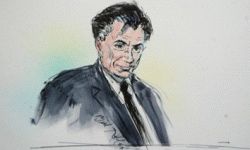 The courtroom sketch: One publicity shot that many celebrities would prefer not to have. This sketch is of Robert Blake, who was on trial for his wife's murder in 2004 and 2005. He was acquitted.