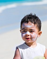 It's never too early to begin protecting skin against the sun.