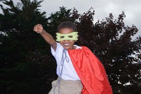 Every kid dreams of being a caped crusader.