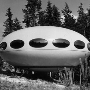 The "Futuro," a Finnish, flying-saucer shaped home design from the 1960s, did not live up to its name, sadly. Want to learn more? Check out these home design pictures!”width=