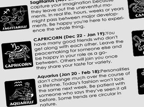 Typical newspaper horoscope