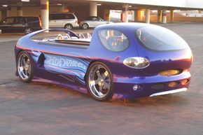 The life-size Hot Wheels Deora II — built by Chip Foose