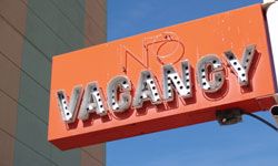 No vacancy sign