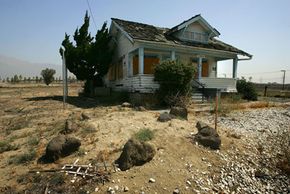 What happens to a house that is neglected -- or abandoned like this one along old Route 66 in Rancho Cucamonga, Calif.? See more home construction pictures