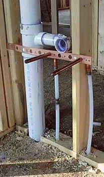 Rough Plumbing How House Construction, How To Install Rough Plumbing For Bathtub