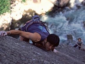 Photos taken during a rock climbing trip can provide you with dramatic memories.