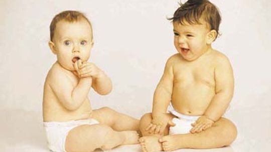 What is the crystalline substance found in disposable diapers?