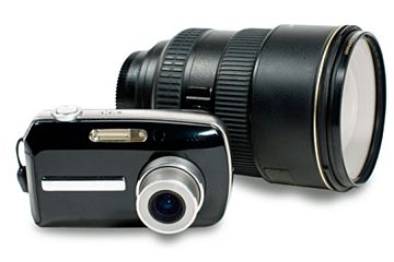 Point-and-shoot and SLR lens