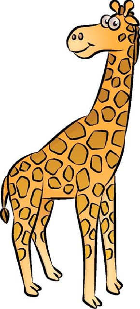 how to draw a real giraffe step by step