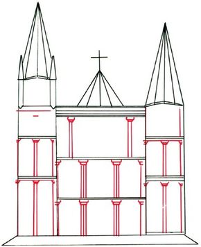 medieval cathedrals drawings