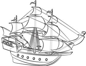 Draw a Pirate Ship - HelloArtsy