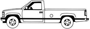 how to draw a lifted truck