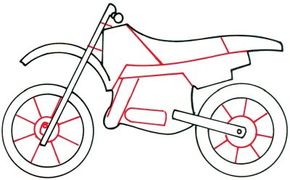 4 Ways to Draw a Motorcycle - wikiHow