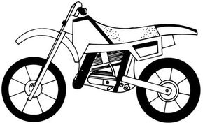 Learn how to draw this motorcycle.