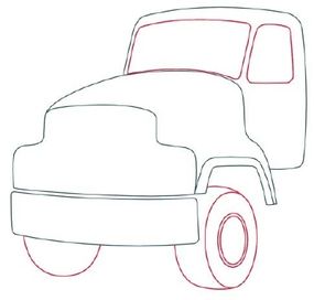 HOW TO DRAW AN ARCHED TRUCK STEP BY STEP - FOR BEGINNERS 